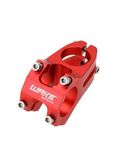 Wake Alüminyum Kırmızı 31.8 780mm Riser Mtb Gidonu + Gidon Boğazı Seti Kırmızı