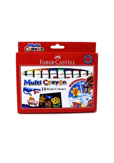 Faber Castell 10 Renk Multi Crayon Pastel Boya 112010