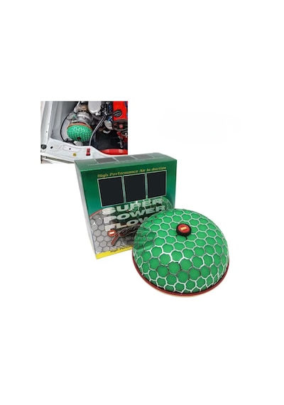 Hks Universal Performans Ve Ses Arttırıcı Aparatlı Açık Hava Filtresi +6 Hp Yeşil Mantar Tip 80 Mm