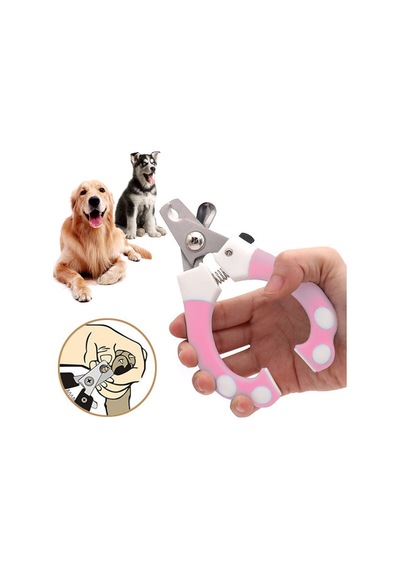 WF CİN313PM Çelik Uçlu Köpek Büyük Tırnak Makası Pembe