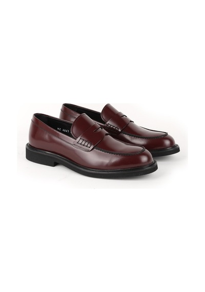 Libero L4841 Loafer Erkek Deri Ayakkabı Bordo