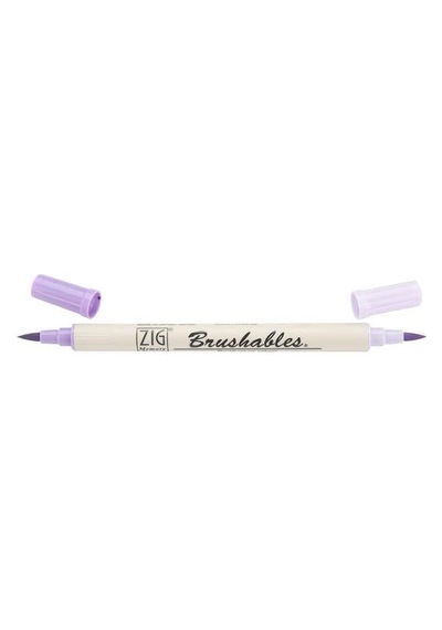 Zig Brushables 2 Renk Tonu Fırça Uçlu Marker Kalem 081   Hyacinth