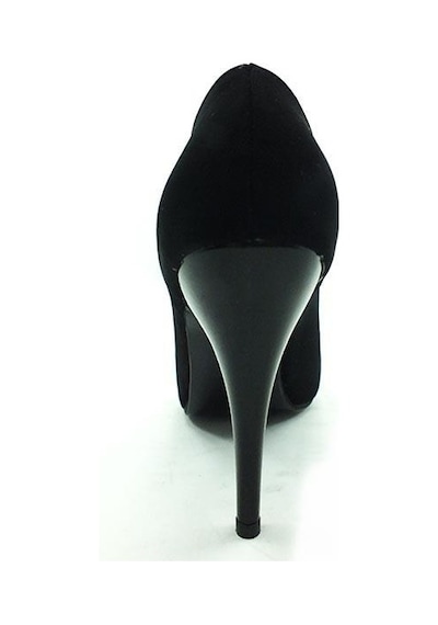 Çarıkçım Stiletto Kadın Ayakkabı Siyah-Süet 61 700