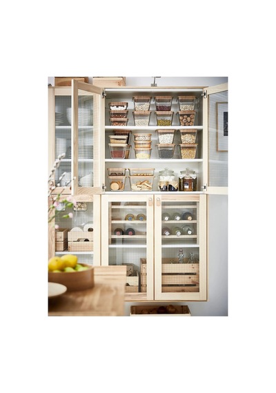 Ikea 365+ Ikeasakpk1-2 Bambu Kavanoz Kapağı 15 X 15 Cm Kahverengi