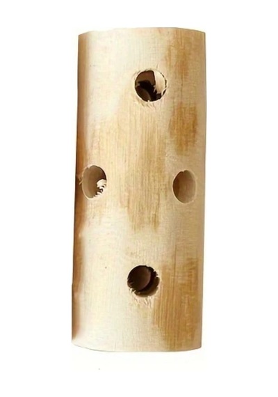 1 Adet Doğal Ahşap Çiğneme Oyuncağı - Hamster, Tavşan Ve Kemirgenler İçin Diş Kaşıyıcı Çubuk