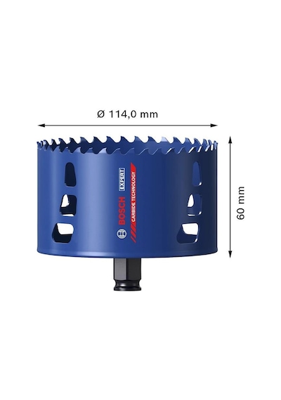 Bosch 114 Mm Expert Sert Malzemeler İçin Panç 2608900442