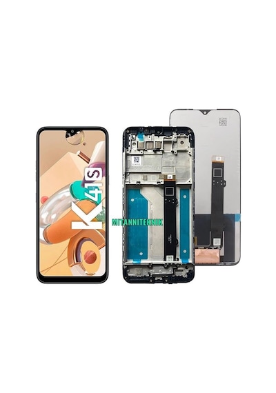 LG Uyumlu K41S Lcd Ekran Dokunmatik Çıtalı