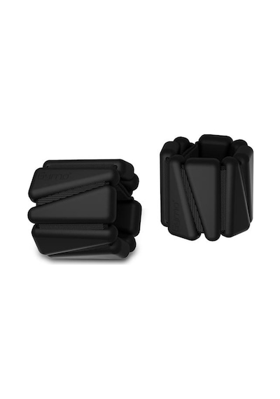 Gymo Pro Series Ayarlanabilir Silikon Bilek Ağırlığı 2x1kg Üçgen Siyah