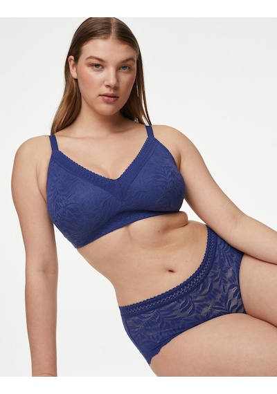 Marks & Spencer Flexifit:trade Mark: Dantel Detaylı Balensiz Toparlayıcı Sütyen Lacivert Marks & Spencer Flexifit:trade Mark: Dantel Detaylı Balensiz Toparlayıcı Sütyen Lacivert
