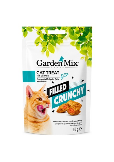 Garden Mix Somonlu İçi Dolgulu Kedi Ödülü 60 Gr Skt 06/2027