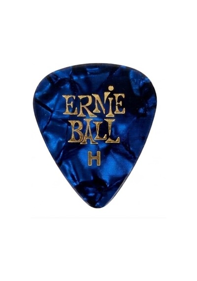Ernie Ball P09168 Pearloid Heavy Mavi Gitar Pena 3 Adet 0,94mm