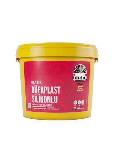 Düfa Klasik Düfaplast Silikonlu İç Cephe Duvar Boyası 7120 Antik Gri 12 L