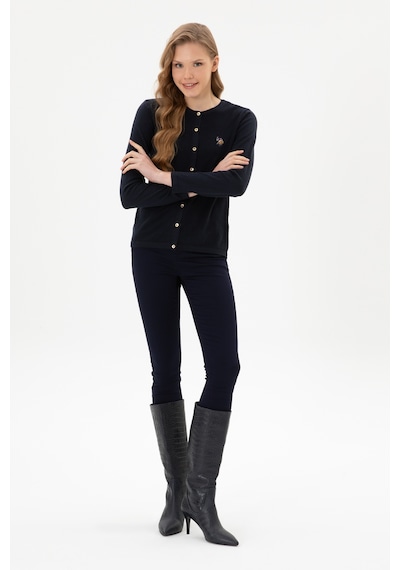 U.s. Polo Assn. Kadın Lacivert Hırka Triko 50307737-vr033 Lacivert
