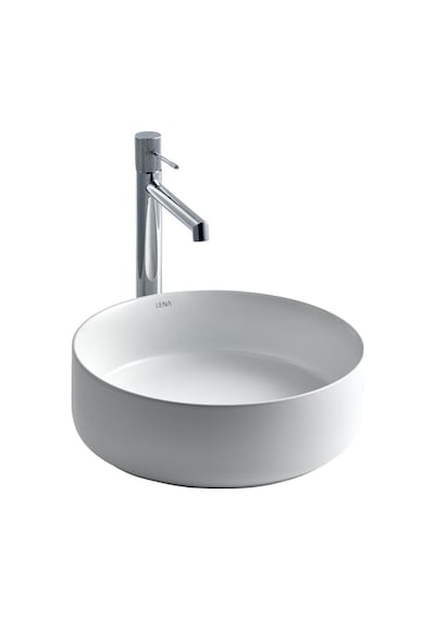 Eva Banyo Lena E-4040 Tezgah Üstü Porselen Lavabo
