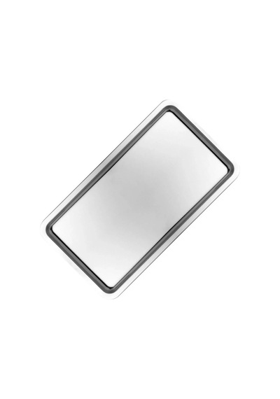 2 Adet Gümüş Geniş Dikdörtgen Metal Sunum Tepsisi 18x33 Cm Paslanmaz Çelik Düz Çay Kahve Tatlı Servis Tepsisi Seti Gümüş