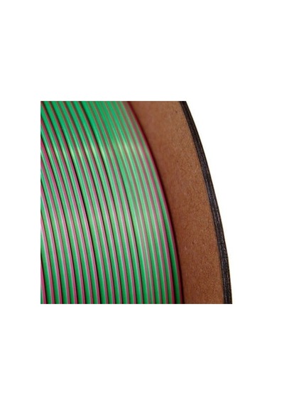 Nanelab Çift Renkli Silk Pla Filament - Yeşil-kırmızı - 1.75mm - 1kg