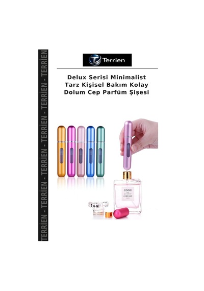 Delux Serisi Minimalist Tarz Kişisel Bakım Kolay Dolum Cep Parfüm Şişesi Diğer