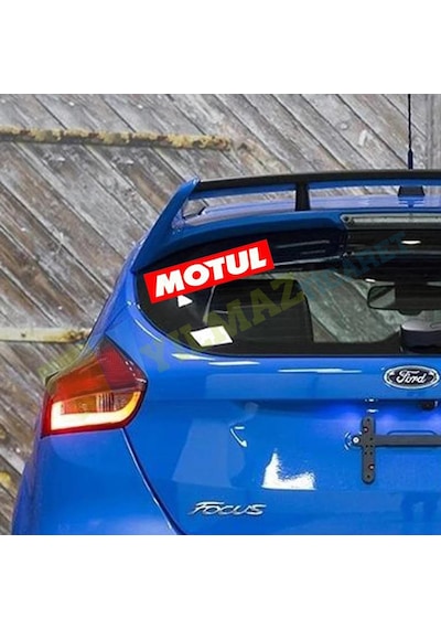Motul Yağ Motosiklet Araba Oto Sticker Yapıştırma Etiket 2 Adet