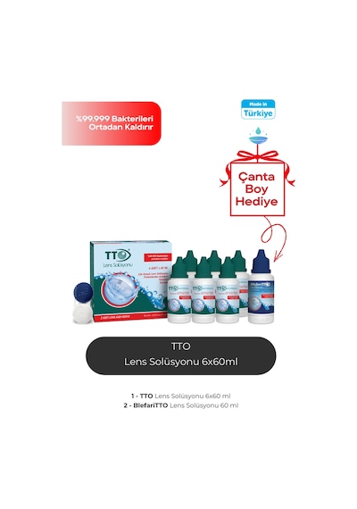 Tto Lens Solüsyonu 6×60 Ml +60 Ml Çanta Boy