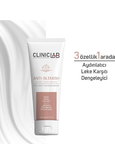 Clınıclab Leke Karşıtı Yüz Bakım Maskesi 150 Ml