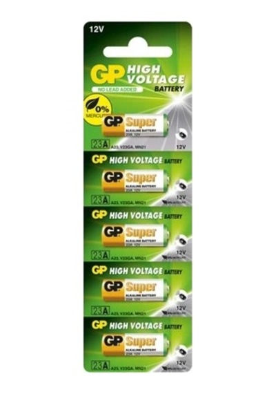 Şarj Edilebilen Pil Gp 23a V23ga Mn21 12v Alkalin Pil Kepenk Anahtar Pili Beşli Paket