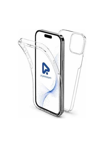 Apple, Uyumlu iPhone 11 Çift Taraflı Silikon Kılıf Şeffaf