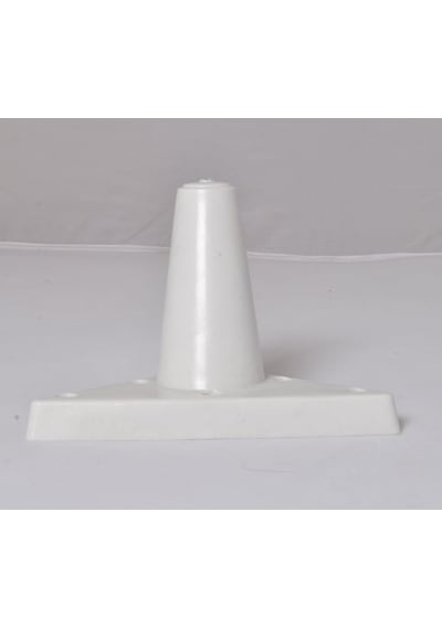 Zeygen Sena Plastik Mobilya Baza Koltuk Kanepe Ayak 8 Adet 12 Cm Beyaz