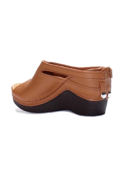Fast Step Hakiki Deri Kadın Dolgu Topuk Terlik 972za1001 001