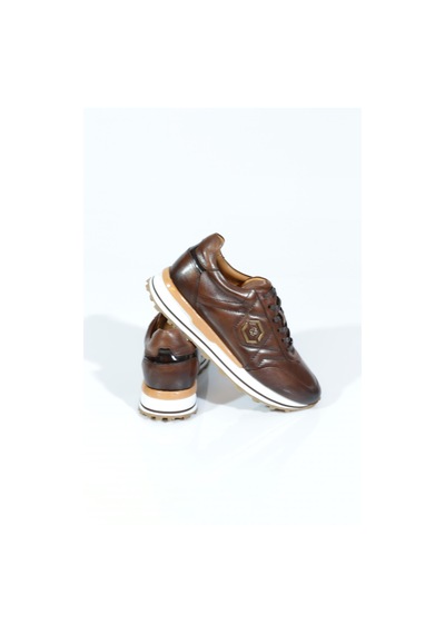 Dgn 6275 Erkek Bağcikli Sneakers Ayakkabi Kahve
