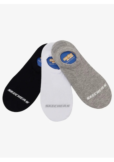 Skechers S2520314-3817 3'lü Paket Essential Bileksiz Çorap Çok Renkli
