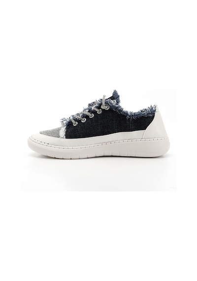 Gönderi(R) Gönderi R Lacivert Kot Triko Taşlı Comfort Dolgu Taban Sneaker Lacivert