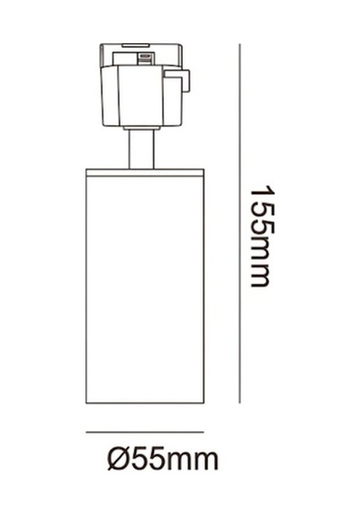 Siyah Hareketli Gu10 Spot Aydınlatma 7w Led Uyumlu Modern İç Mekan Spot - 925248853 Diğer