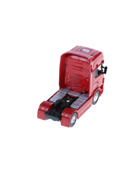 1/64 Ölçek Scania V8 R730 Tır Diecast Metal Model Tır Kırmızı Renk