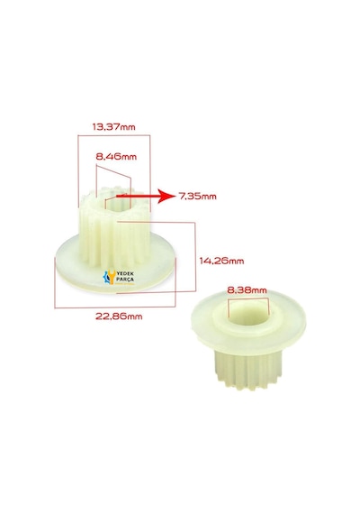 Sinbo Uyumlu Sbm 4705 Ekmek Yapma Makinası Motor Dişlisi Kayışı Aktarır
