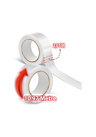 True Tape SUPERTAPE Protez Saç Bandı Rulo 2 CM X 10.97 M