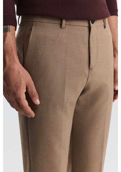 Antioch Comfort Slim Fit Pantolon Camel