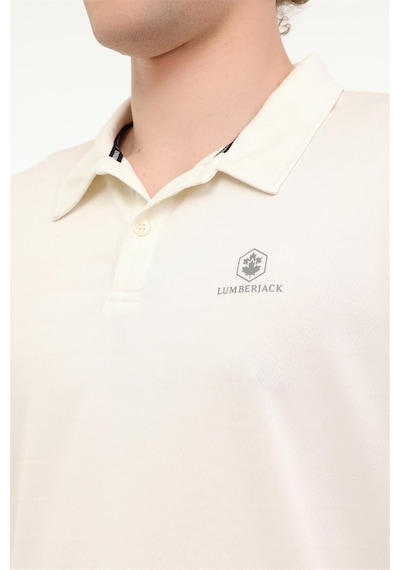 Lumberjack Mb Ct461 Sherman T-sh 5fx Kırık Beyaz Erkek Kısa Kol T-shirt Ekru