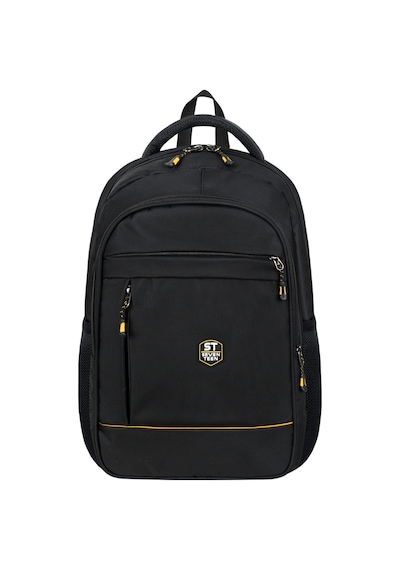 Seventeen Unisex Laptop Bölmeli Suya Dayanıklı 4 Bölmeli Okul, Seyahat Ve Günlük Kullanım Sırt Çantası 4905 Siyah-sarı