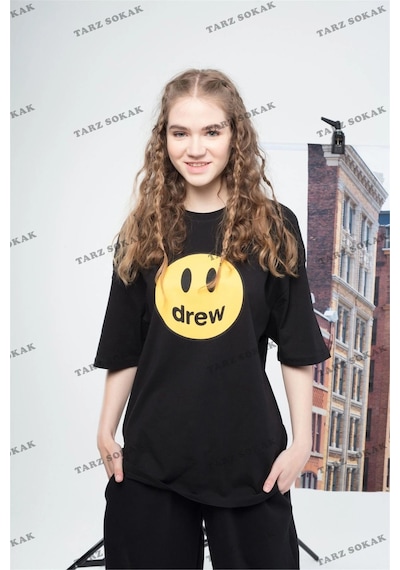 Tarzsokak Kadın Drew Tshirt Siyah