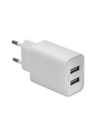 Polosmart PBS116 2 USB Girişli Duvar Şarjı Adaptör Beyaz