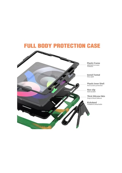 Newface Apple İpad Pro 11 2020 Kılıf Griffin Tablet Kapak - Kamuflaj