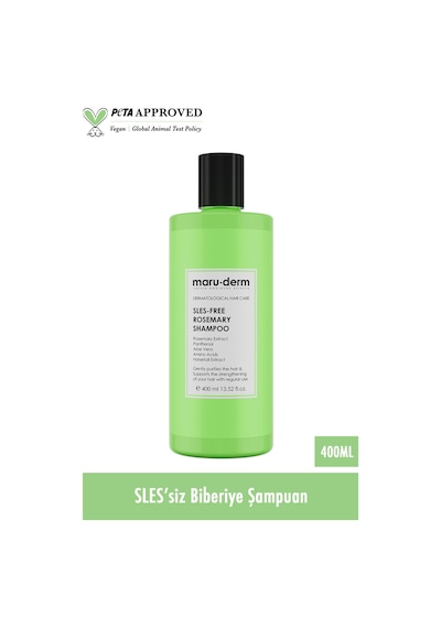 Maruderm Sles-free Biberiye Şampuan 400 Ml Sülfatsız,tuzsuz,vegan Şampuan Tüm Saç Tipleri