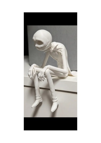 Oturan Jack Skellington Figür 10 Cm