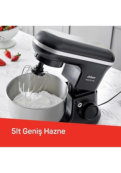 Arzum AR1186 Crust Mix Pro Stand Mikser 5L Kapasiteli 3 Farklı Aparat 1500W