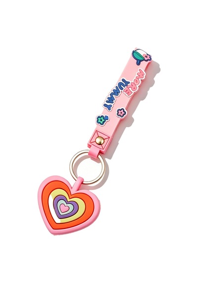Micflip K07 Silikon Anahtarlık Ve P23 Akıllı Takip Cihazı Seti Pembe