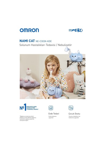 Nami Cat Çocuklara Uygun Sevimli Nebülizatör
