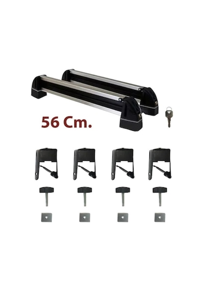 Carub Oto Kayak Snowboard Taşıyıcı 2'Li Kilitli 56 Cm (522977259)