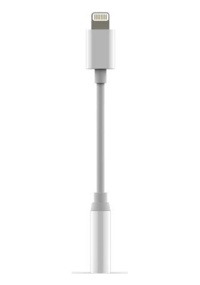 Jo-ıb01 Iphone 11/12/13/14 Plus Ile Uyumlu Bluetooth Modlu Bağlantı 3.5mm Dönüştürücü Beyaz