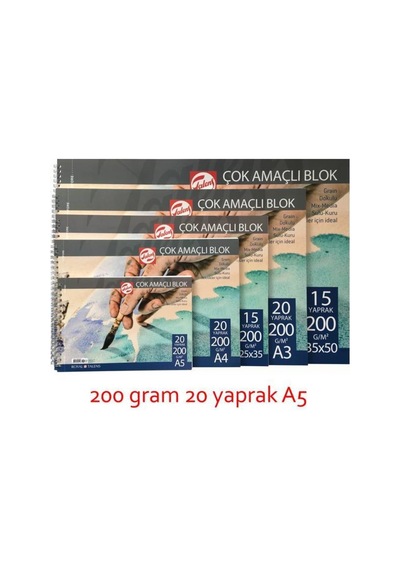 Cızım Bl. Talens A5 20yp.200gr. t200a52000