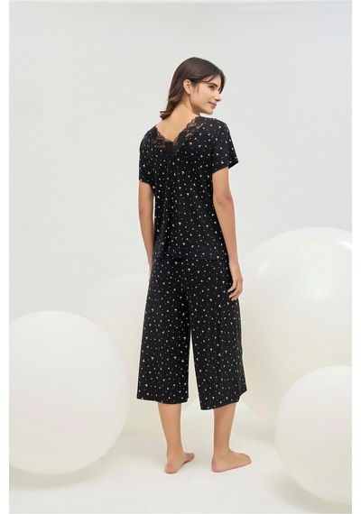 U.S. Polo Assn. 16696 Kısa Pijama Takım Siyah